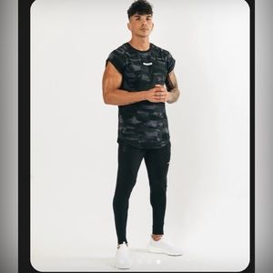 Alphalete Velocity Sleeveless Tee - Black Canvas Camo